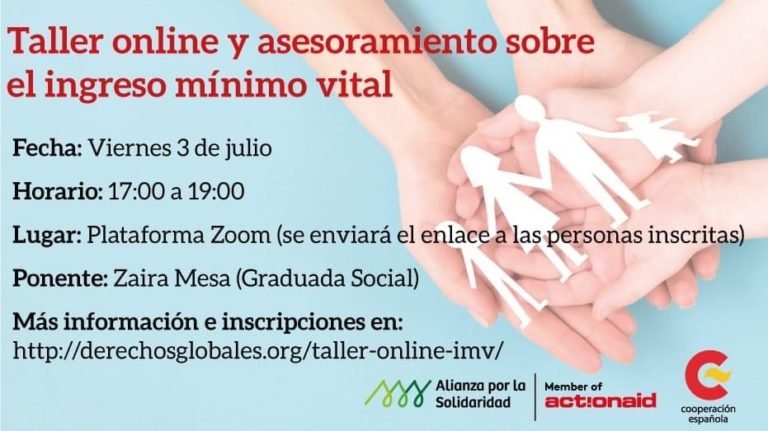 taller de asesoriamiento y solicitud del ingreso minimo vital