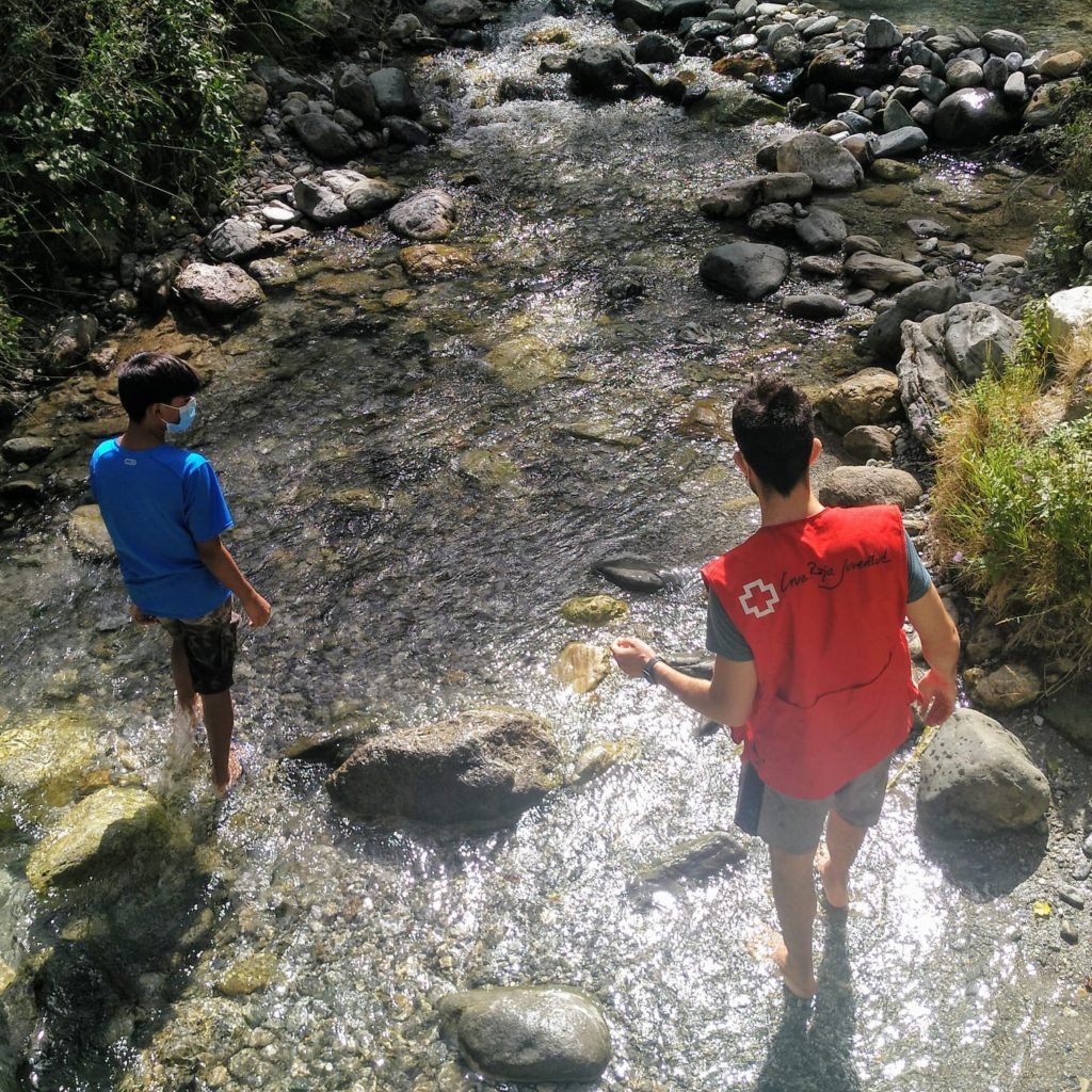 Cruz roja campamento