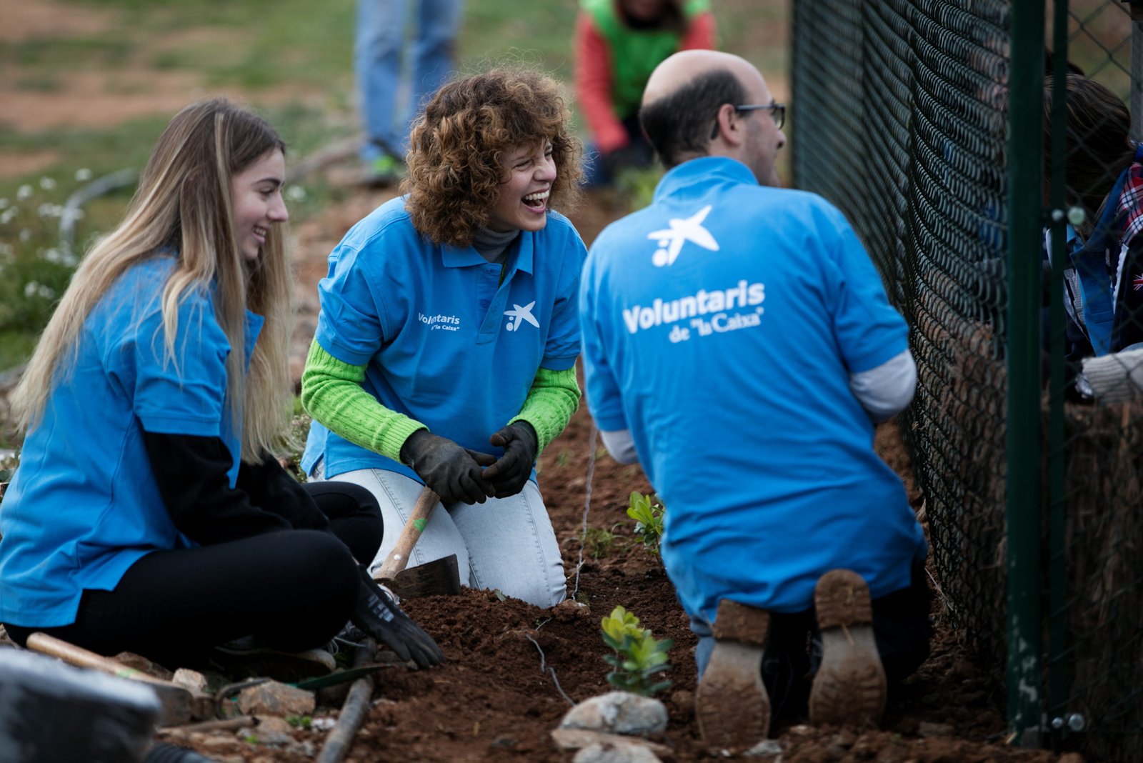 gente voluntaria de la caixa