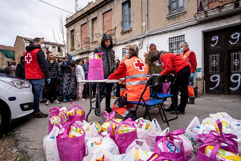recogida de alimentos cruz roja