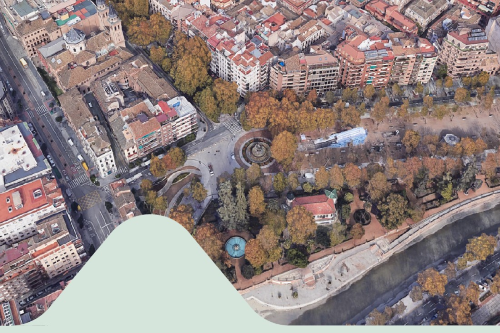 Vista aérea Plaza del Humilladero (Granada)